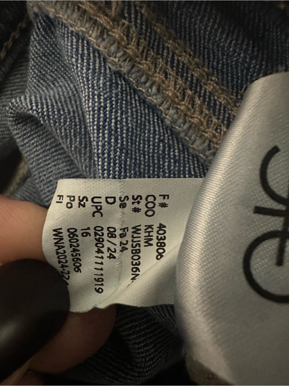 Jessica Simpson Daisy Embroidered Flare Jeans Women's Size 16 Boho Y2K Denim - Picture 5 of 5
